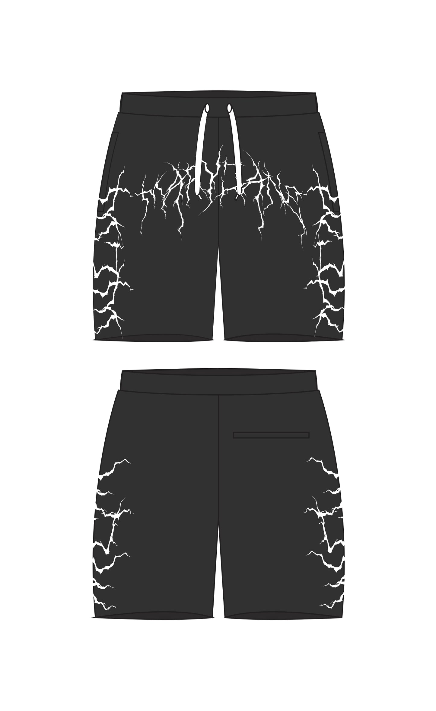 MJM F&F Oversized Reflective Shorts