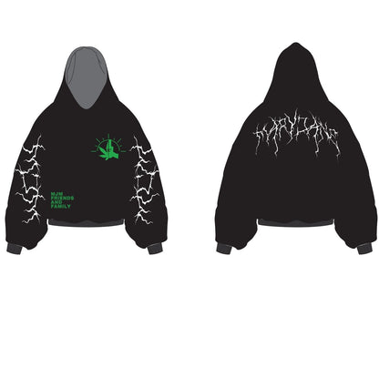 MJM F&F OVERSIZED REFLECTIVE HOODIE